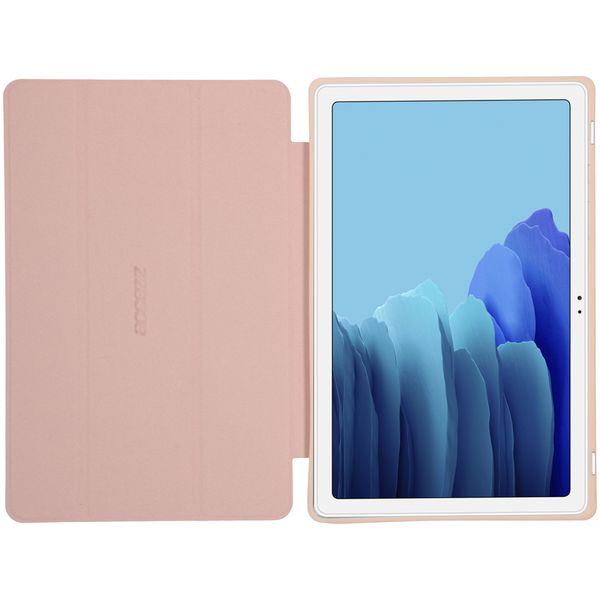 Accezz Smart Silicone Klapphülle Samsung Galaxy Tab A7 - Roségold