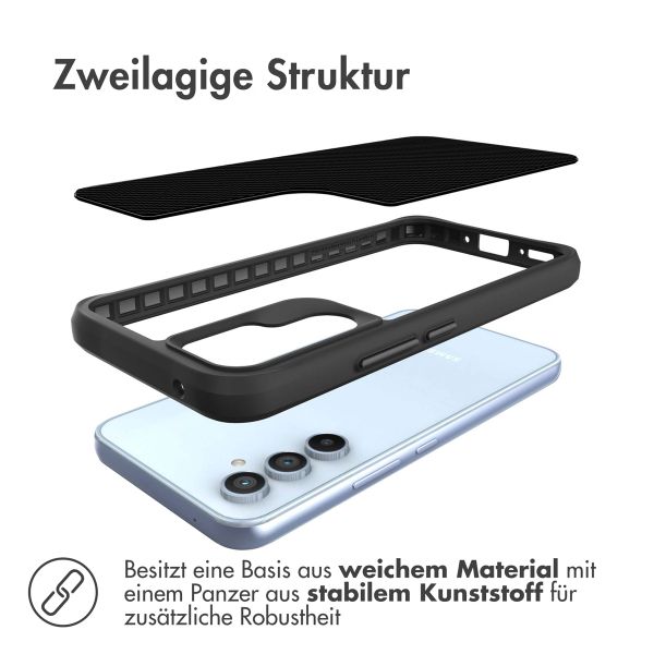 imoshion Rugged Hybrid Carbon Case Samsung Galaxy A54 (5G) - Schwarz