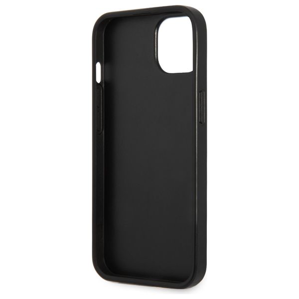 Karl Lagerfeld Hardcase Backcover Monogram Plaque für das iPhone 13 - Schwarz