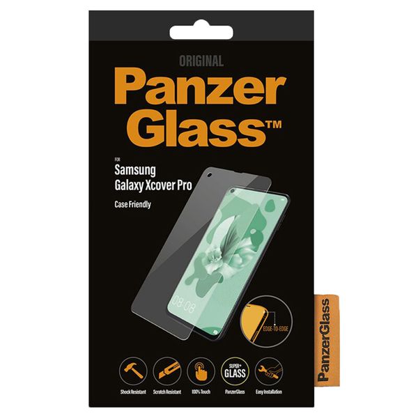 PanzerGlass Case Friendly Displayschutzfolie für das Samsung Galaxy Xcover Pro