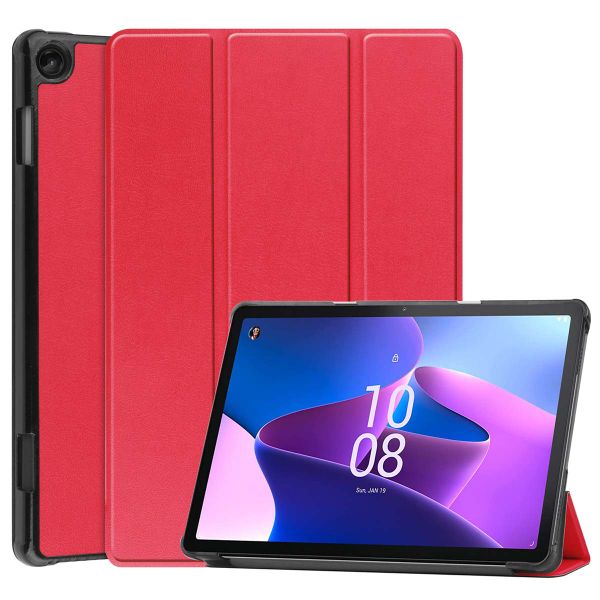 imoshion Trifold Klapphülle für das Lenovo Tab M10 (3rd gen) - Rot