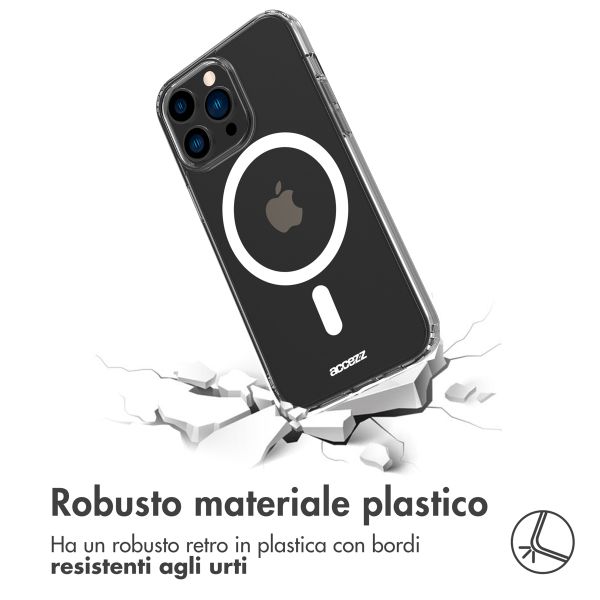 Accezz Clear Backcover mit MagSafe Apple iPhone 14 Pro Max - Transparent