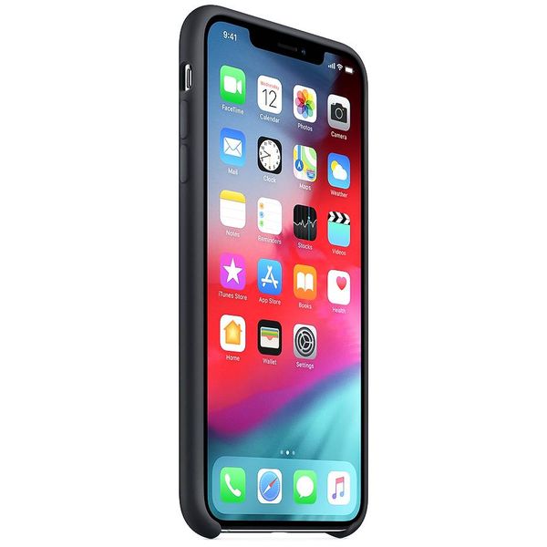 Apple Silikoncase Schwarz für das Apple iPhone Xs Max