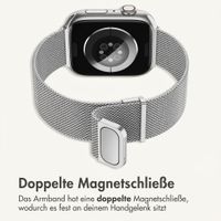 imoshion Mailändische Magnetarmband für Apple Watch | 38/40/41/42 mm - Silber