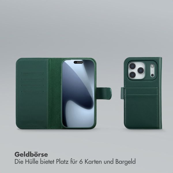 Selencia Olyn Abnehmbare Bookcase mit MagSafe Apple iPhone 17 Pro - Grün