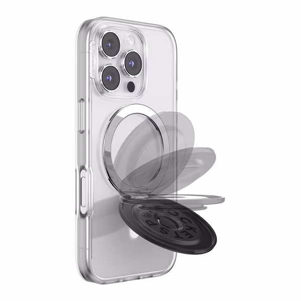 PopSockets PopGrip MagSafe Kick-Out & Stand - Radial Black