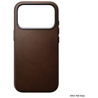 Nomad Traditional Leather Backcover mit MagSafe Apple iPhone 18 Pro / 17 Pro - Brown