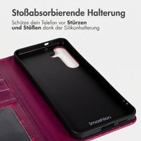 imoshion Design Klapphülle Samsung Galaxy S24 - Crush Check Coral Dust