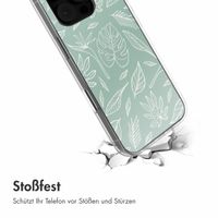 imoshion Design Hülle Apple iPhone 16 Pro - Leaves Line-Art
