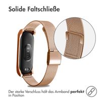 imoshion Mailändische armband für das Xiaomi Mi Band 7 - Rose Gold