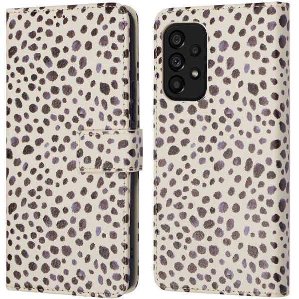 imoshion Design Klapphülle Samsung Galaxy A53 - Black And White Dots