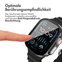imoshion Full Cover glänzendes Hard Case für das Apple Watch Ultra / Ultra 2 / Ultra 3 - 49 mm - Schwarz