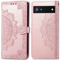 imoshion Mandala Klapphülle für das Google Pixel 6a - Rose Gold