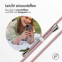 imoshion Silikonhülle design mit Band für das Samsung Galaxy A56 - Animal Pink