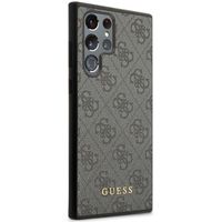 Guess 4G Classic Logo Back Cover Samsung Galaxy S24 Ultra - Schwarz