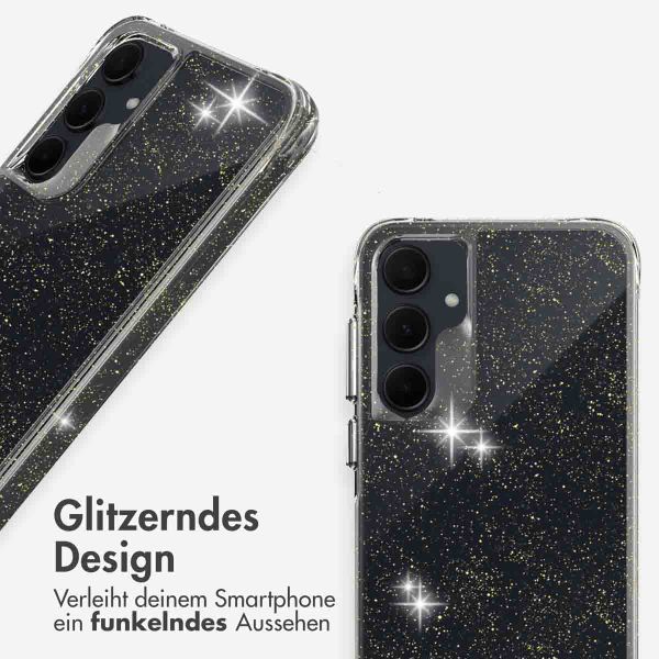 imoshion Glitzer Back Cover für das Samsung Galaxy A35 - Gold