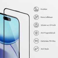 Accezz Gehärteter Glas-Schutz + Applikator Apple iPhone Air