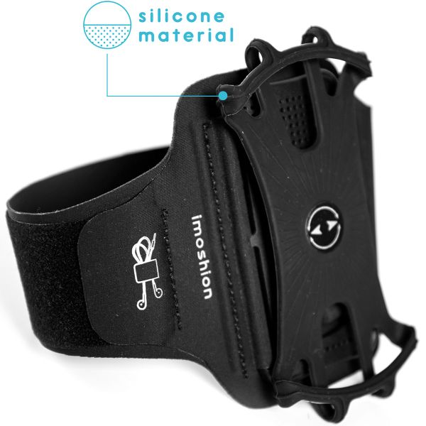 imoshion Silikon Grip Handyhalterung Joggen - Schwarz