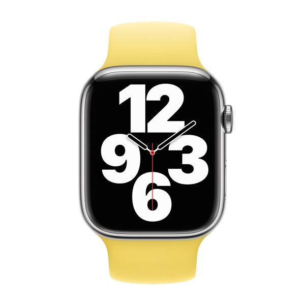 Apple Silikon Solo Loop für das  Apple Watch | 38/40/41/42 mm - Größe 9 - Lemon Zest