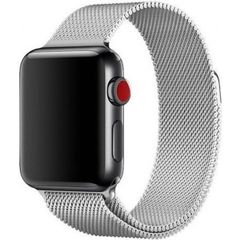 WiWu Milanaise-Armband für die Apple Watch Series 1 bis 10 / SE / Ultra (2) (44/45/46/49 mm) - Silber