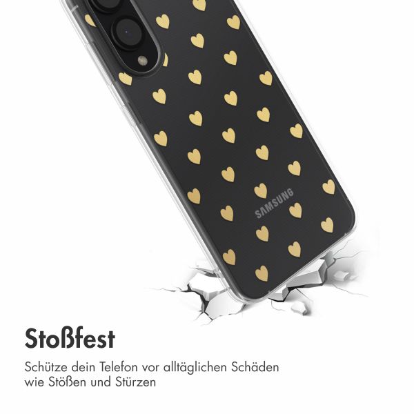 imoshion Design Hülle Samsung Galaxy S25 Edge - Golden Hearts