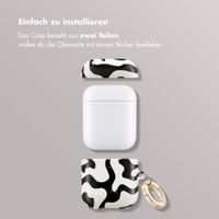 Selencia Vivid Case Apple AirPods 1 / 2 - Art Wave Black