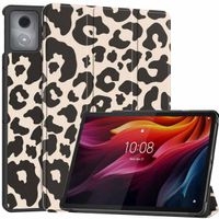 imoshion Design Trifold Klaphülle Lenovo Tab K11 Plus - Leopard