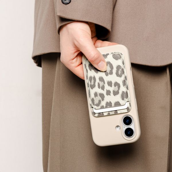 Selencia Sabi Kartenhalter mit MagSafe - Soft Ivory