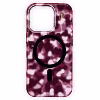 iDeal of Sweden Clear Case MagSafe Apple iPhone 16 Pro Max - Cherry Crush