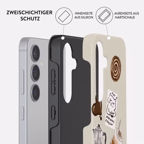 Burga Tough Back Cover Samsung Galaxy S24 - Oat Milk Please