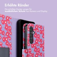 imoshion Design Klapphülle Samsung Galaxy A55 - Dusty Rose Blossoms