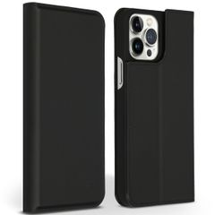 Accezz Premium Leather Slim Klapphülle Apple iPhone 13 Pro Max - Schwarz