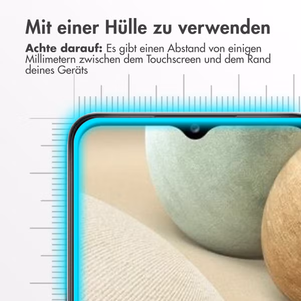 Accezz Gehärtetes Glas Displayschutz 2-pack für das Samsung Galaxy A04(s) / A12 / A32 (5G) / A13 (5G/4G)