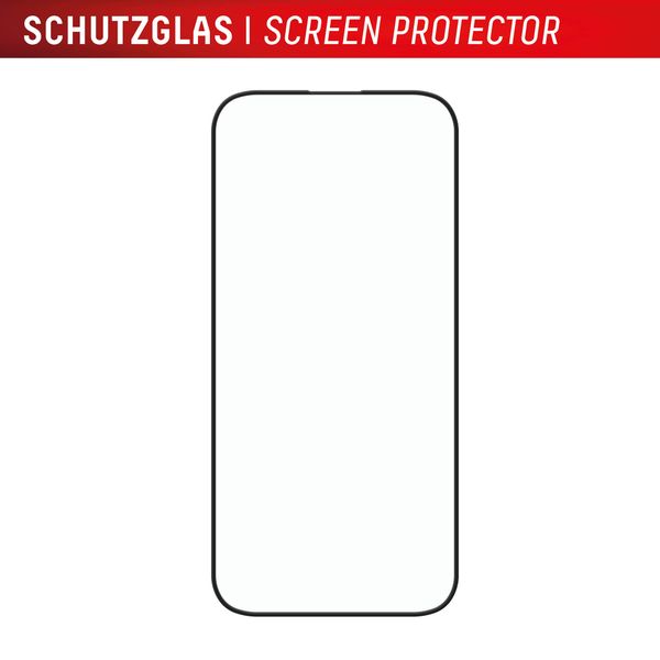 Displex Bildschirmschutzfolie Real Glass Full Cover Apple iPhone 16 Pro