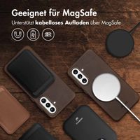 Accezz Vintage Leather Magsafe Backcover Samsung Galaxy A56 - Rustic Brown