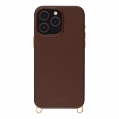 Selencia Rivièra Backcover mit MagSafe mit abnehmbaren Haken Apple iPhone 15 Pro Max - Choco Brown