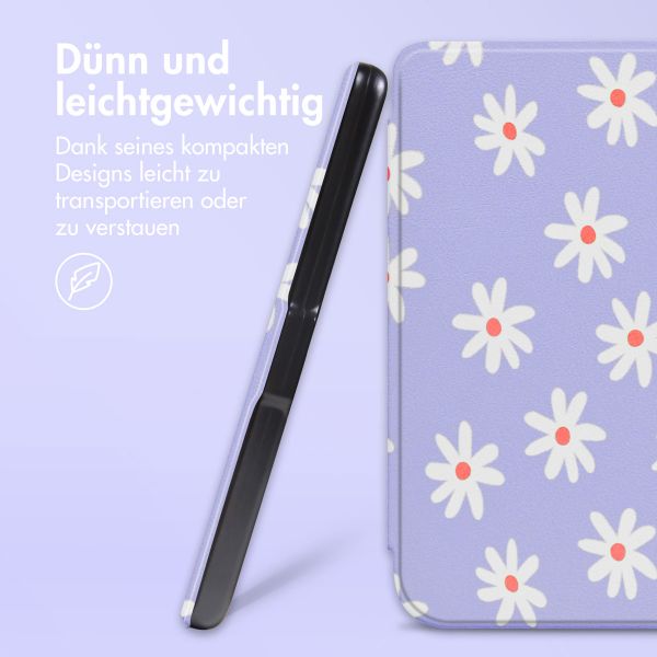 imoshion Design Slim Hard Case Sleepcover für das Kobo Elipsa 2E - Flowers Distance