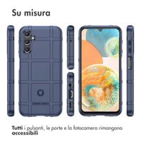 imoshion Rugged Shield Backcover Samsung Galaxy A14 (5G/4G) - Dunkelblau
