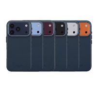 Accezz MagSafe Leather Backcover Apple iPhone 18 Pro Max / 17 Pro Max - Nightfall Blue