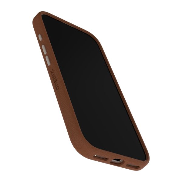 OtterBox Symmetry Cactus Leder Back Cover MagSafe Apple iPhone 17 - Desert Sadle