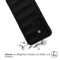 imoshion EasyGrip Back Cover für das Samsung Galaxy S24 Plus - Schwarze