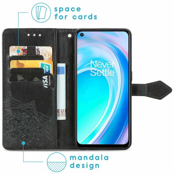 imoshion Mandala Klapphülle OnePlus Nord CE 2 Lite 5G - Schwarz