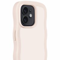 Holdit Wavy Case für das iPhone 12/12 Pro - Light Beige