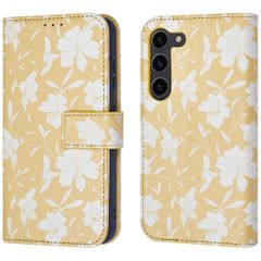 imoshion Design Klapphülle Samsung Galaxy S23 - Yellow Flowers