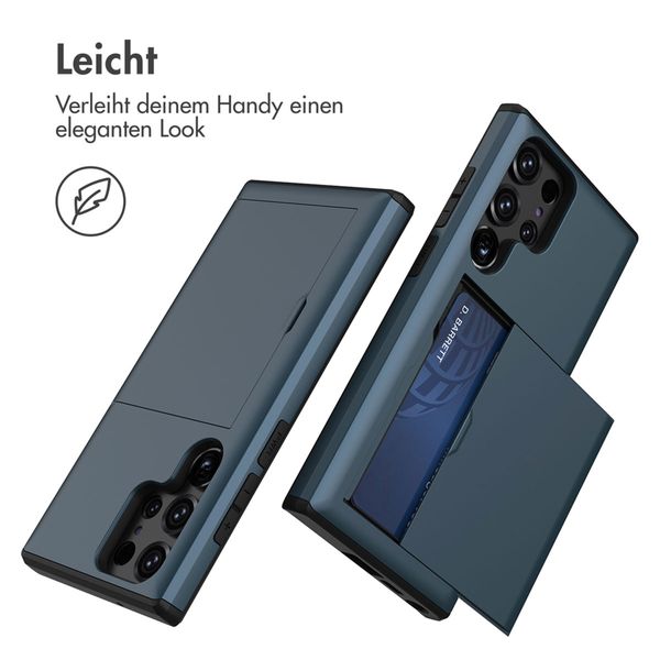 imoshion Backcover mit Kartenfach Samsung Galaxy S23 Ultra - Dunkelblau