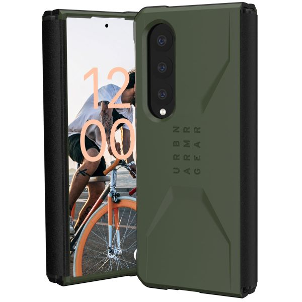 UAG Civilian Backcover für das Samsung Galaxy Z Fold 4 - Grün