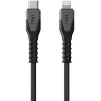 UAG Kevlar® Kern USB-C zu Lightning Ladekabel - 1,5 Meter - Schwarz / Grau