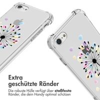 imoshion Design Hülle mit Band für das iPhone SE (2022 / 2020) / 8 / 7 - Sandstone Dandelion