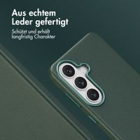 Accezz MagSafe Leather Backcover Samsung Galaxy S26 Plus - Cedar Green