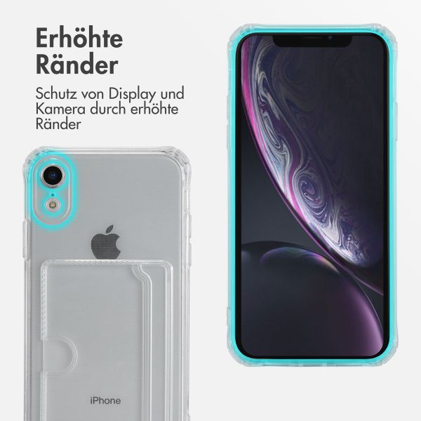 imoshion Soft Case Back Cover mit Kartenhalter Apple iPhone Xr - Transparent
